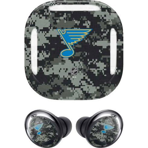 NHL St. Louis Blues Camo Galaxy Buds Pro Skin